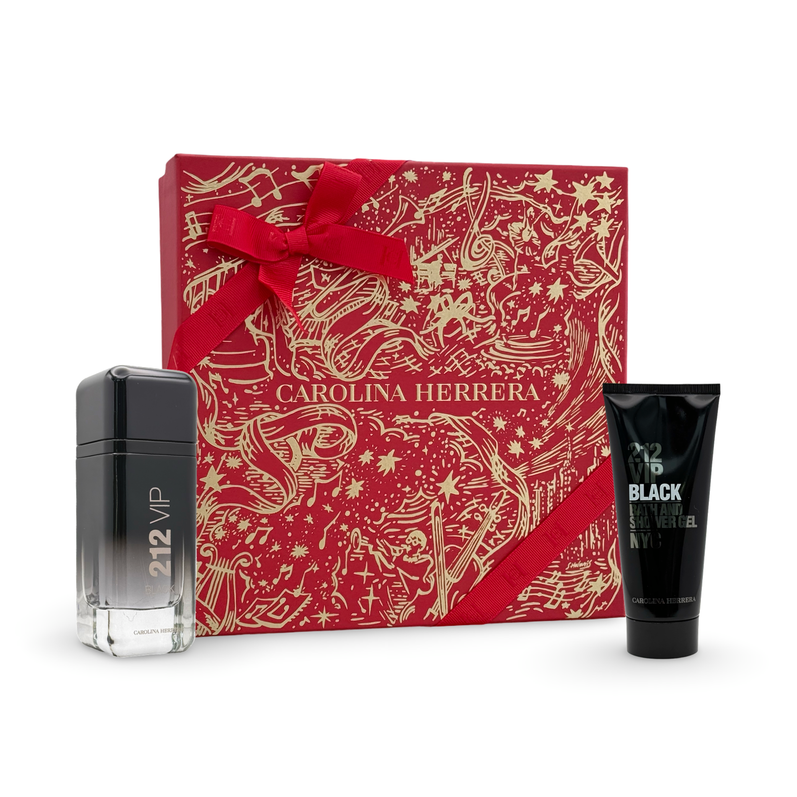 Gift Set 212 VIP Black by Carolina Herrera 2pcs